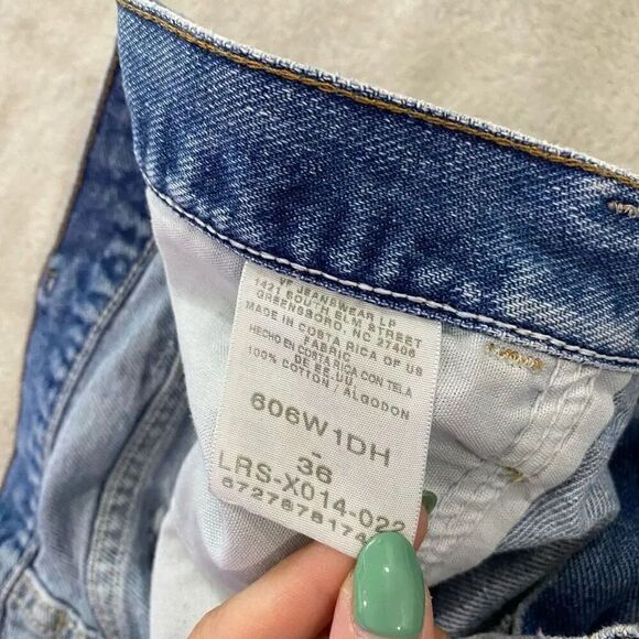 Wrangler Denim Shorts Size 36 - Picture 6 of 6